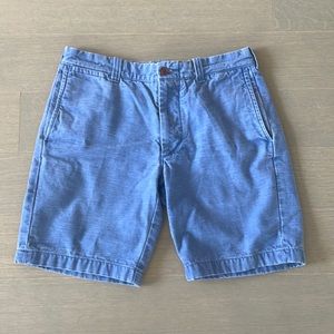 Blue jcrew cotton work shorts